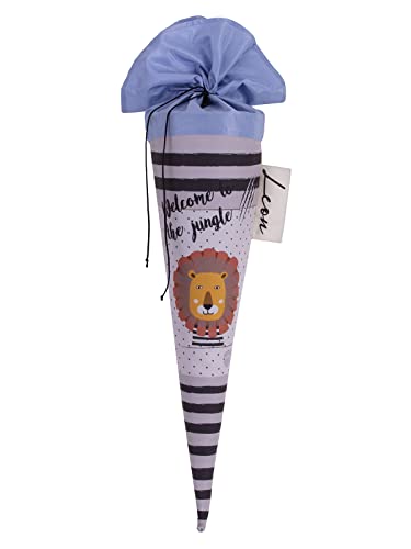 coopz Schultüte 70 cm Löwe Nr. 1 mit Superheldenmaske personalisiert mit Name Handmade Zuckertüte Einschulung Schulstart, Farbe:messingfarben coopz Schultüte 70 cm Löwe Nr. 1 mit Superheldenmaske personalisiert mit Name Handmade Zuckertüte Einschulung Schulstart, Farbe:messingfarben von coopz