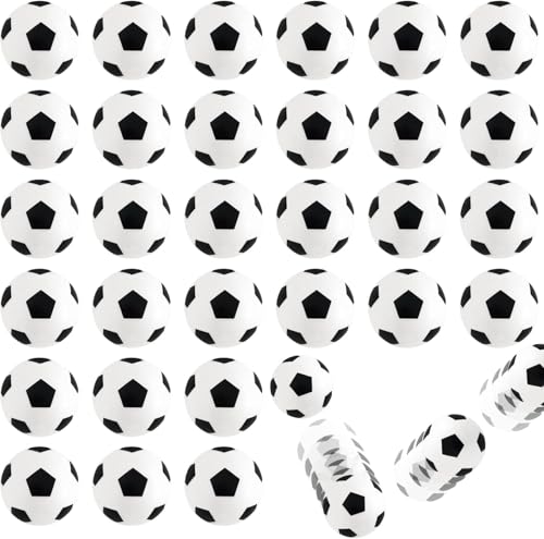 24 Stück Fußball Flummies für Kinder,Flummis Frost 27mm Flummi Springball Hüpfball Mitgebsel Tombola Kindergeburtstag Gummiball Springball Hüpfbälle, FootBall Bouncy Balls, Bouncing Balls for Kids von corgi butt
