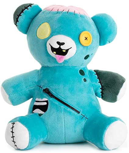 Frankie der Zombie-Teddy | 27cm Plüschie Stofftier, Plüschtier, Teddybär Kuscheltier, türkis von corimori