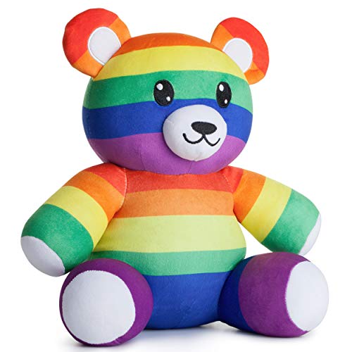 corimori Plüschtier, Quinn der LGBTQ Teddy, Regenbogen-Bär, 28cm, bunt von corimori