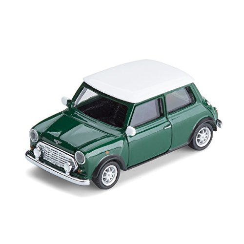 Modellauto mit Magnet für Kühlschrank und Pinnwand – Kultauto kompatibel Mini Cooper British Racing Green (20.8-11) von corpus delicti