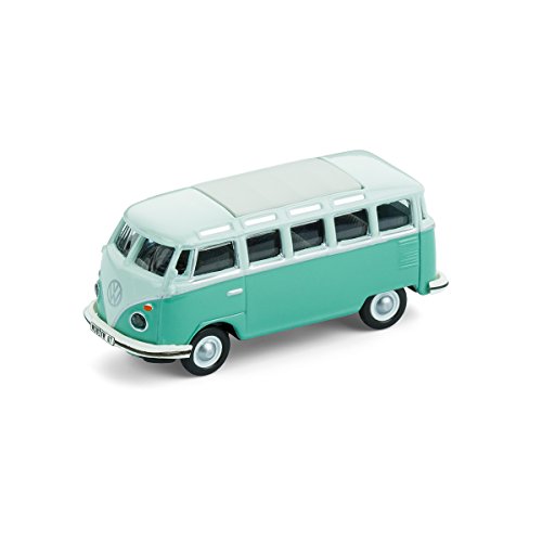 corpus delicti :: Modellauto mit Magnet für Kühlschrank und Pinnwand – Kultauto kompatibel mit VW-Bus T1 Samba türkis (20.8-33) von corpus delicti