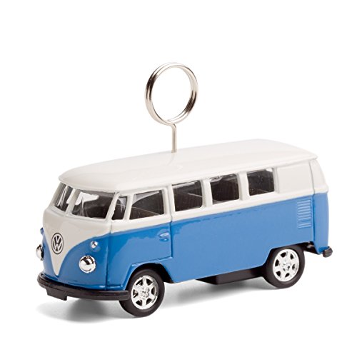 corpus delicti :: Karten- und Fotohalter kompatibel mit VW Bus/fahrbarer Tischkartenhalter für Namensschilder, Platzkarten Hochzeiten (blau) (20.2b) von corpus delicti