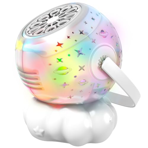 cossy Seifenblasenmaschine, wiederaufladbare Seifenblasenmaschine für Kinder, mit Lichtern für draußen, Partys, Hochzeiten, Geburtstage von cossy