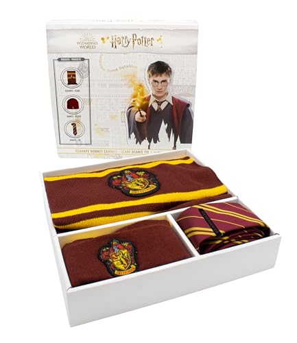 Harry Potter - Mütze - Halstuch - Krawatte - Krawattenklammer Gryffindor Box Harry Potter - Mütze - Halstuch - Krawatte - Krawattenklammer Gryffindor Box von cotton division