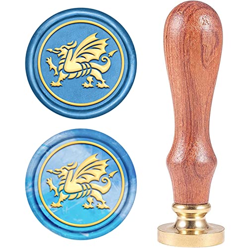 craspire Messing Retro Siegellack Stempel, Drachen Wachs-Siegel-Stempel Abnehmbar Dichtungsstempelkopf Aus Messing Holzgriff Für Hochzeitseinladungen Briefe Weinpakete craspire Messing Retro Siegellack Stempel, Drachen Wachs-Siegel-Stempel Abnehmbar Dichtungsstempelkopf Aus Messing Holzgriff Für Hochzeitseinladungen Briefe Weinpakete von craspire