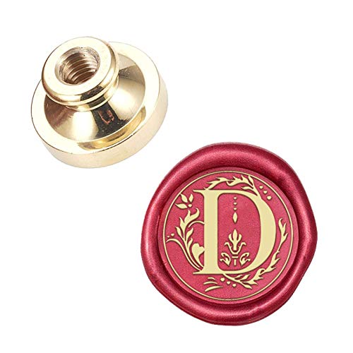 craspire Wax Seal Stempelkopf Buchstabe D Abnehmbare Versiegelung Messingstempelkopf Für Kreative Geschenkumschläge Einladungskarten Dekoration von craspire