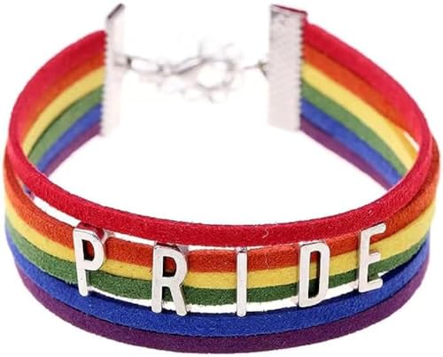 Zölibat 977978041.513 - Pride Armband für CSD, Festival und Karneval, Regenbogen Armschmuck, LGBTQ, Kostüm Zubehör von Zoelibat