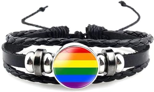 Zölibat 97798141.513 - Pride Armband für CSD, Festival und Karneval, Regenbogen Armschmuck, LGBTQ, Kostüm Zubehör von Zoelibat