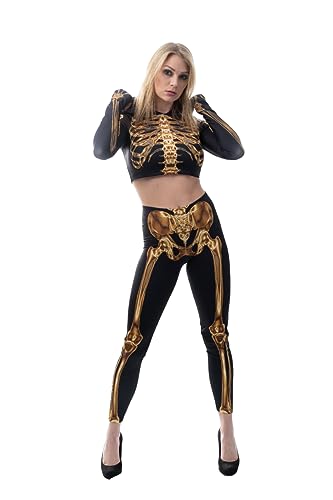 Zölibat - Kostüm Cyborg, Leggings und Top für Erwachsene, Faschingskostüm für Karneval und Halloween von Zoelibat