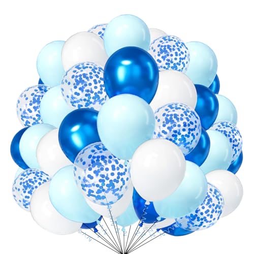 Blauer Luftballon, 30 Stück, 25,4 cm, metallisch, Chrom, Blau, weiße Luftballons Macaron, Pastellblau, Luftballons und Konfetti-Ballons für Geburtstag, Hochzeit, Babyparty, Ozean-Party-Dekoration Blauer Luftballon, 30 Stück, 25,4 cm, metallisch, Chrom, Blau, weiße Luftballons Macaron, Pastellblau, Luftballons und Konfetti-Ballons für Geburtstag, Hochzeit, Babyparty, Ozean-Party-Dekoration von creative balloons