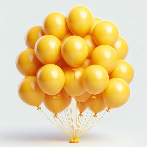 Gelbe Luftballons, 50 Stück, 30,5 cm, Zitronenballons für Kinder, gelbe Sonne, Honigbiene, Popcorn-Thema, Geburtstagsparty, Babyparty, Jahrestag, Karnevalsdekorationen Gelbe Luftballons, 50 Stück, 30,5 cm, Zitronenballons für Kinder, gelbe Sonne, Honigbiene, Popcorn-Thema, Geburtstagsparty, Babyparty, Jahrestag, Karnevalsdekorationen von creative balloons