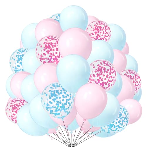 Rosa Blau Luftballons 50 Stück 25,4 cm Pastell & Konfetti Latexballons für Jungen oder Mädchen Geburtstag Babyparty Geschlecht Enthüllung Hochzeitstag Verlobung Party Dekoration Rosa Blau Luftballons 50 Stück 25,4 cm Pastell & Konfetti Latexballons für Jungen oder Mädchen Geburtstag Babyparty Geschlecht Enthüllung Hochzeitstag Verlobung Party Dekoration von creative balloons