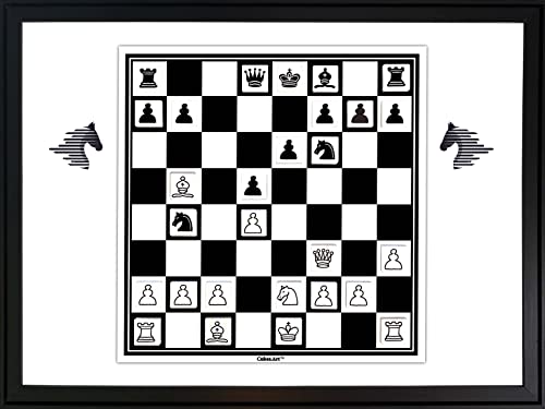Magnetisches Schachbrett für die Wand – 40x30 cm, Elegantes Schachspiel für Erwachsene, Perfekt für Zuhause und Büro Magnetisches Schachbrett für die Wand – 40x30 cm, Elegantes Schachspiel für Erwachsene, Perfekt für Zuhause und Büro von cubes.art