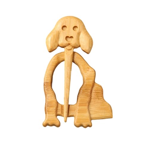 curfair Brosche aus Holz, Tierbrosche aus Holz, glatte Oberfläche, Pullover, Schals, Anstecknadeln, Maus, Krabbe, Welpe, Kaninchenform, Schal, Abzeichen, vielseitiges Strickwaren-Zubehör Kleiner Hu curfair Brosche aus Holz, Tierbrosche aus Holz, glatte Oberfläche, Pullover, Schals, Anstecknadeln, Maus, Krabbe, Welpe, Kaninchenform, Schal, Abzeichen, vielseitiges Strickwaren-Zubehör Kleiner Hu von curfair
