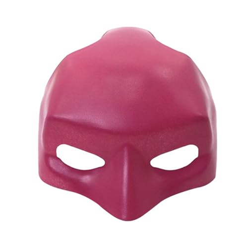 curfair Halloween Batman Katze Maske, Fledermaus Katze Halloween Cosplay Maske, Niedliche Coole Katze Halloween Maske Kostüm Zubehör (Rose Rot) von curfair