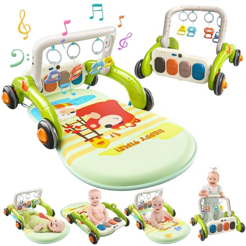 cute stone Spielbogen Baby Spieldecke mit Klavier, Baby-Lernlauflernmatte für Jungen und Mädchen, Children's Fitness Racks 3–12 Monate, Musikalisches Aktivitätszentrum,für Säuglinge, Neugeborene von cute stone