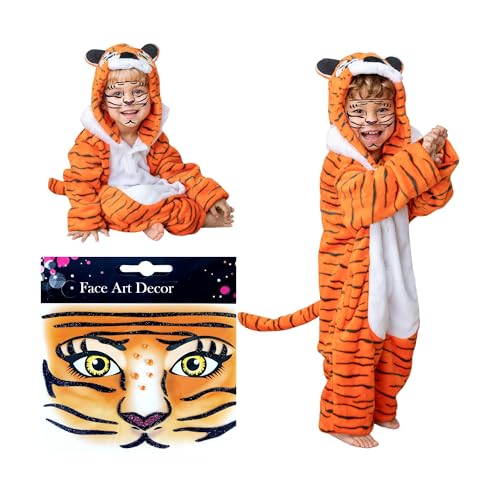cuteDIY Tierkostüm Kinder Overall Kostüm Kostüm Tier Kinder Kinder Kostüm Mädchen 2 Jahre Tiger Aufkleber cuteDIY Tierkostüm Kinder Overall Kostüm Kostüm Tier Kinder Kinder Kostüm Mädchen 2 Jahre Tiger Aufkleber von cuteDIY
