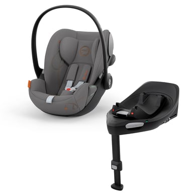 cybex GOLD Babyschale Cloud G i-Size Lava Grey mit Basisstation Base G von Cybex GOLD