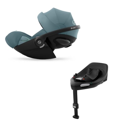 cybex GOLD Babyschale Cloud G i-Size Plus Stormy Blue inkl. Basisstation Base G Black von Cybex GOLD