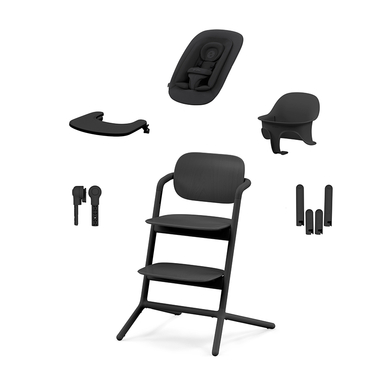 cybex GOLD Hochstuhl Lemo 4 in 1 Set Stunning Black von Cybex GOLD