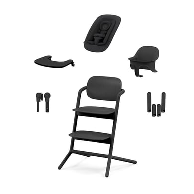 cybex GOLD Hochstuhl Lemo 4 in 1 Set Stunning Black von Cybex GOLD