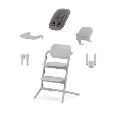cybex GOLD Hochstuhl Lemo 4 in 1 Set Suede Grey von Cybex GOLD