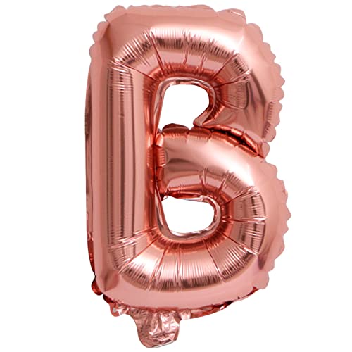 D2D | Party Balloon Buchstabe B in Rosé - Größe 40 cm - Folienballon - Buchstabenballon - Geburtstagsdeko D2D | Party Balloon Buchstabe B in Rosé - Größe 40 cm - Folienballon - Buchstabenballon - Geburtstagsdeko von d2d-needs