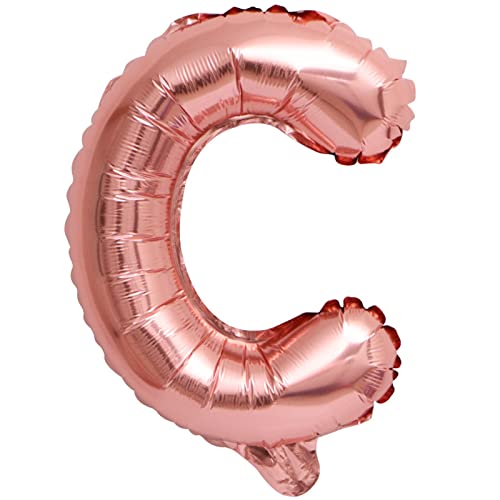 D2D | Party Balloon Buchstabe C in Rosé - Größe 40 cm - Folienballon - Buchstabenballon - Geburtstagsdeko D2D | Party Balloon Buchstabe C in Rosé - Größe 40 cm - Folienballon - Buchstabenballon - Geburtstagsdeko von d2d-needs