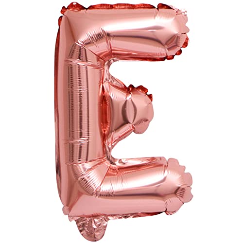 D2D | Party Balloon Buchstabe E in Rosé - Größe 40 cm - Folienballon - Buchstabenballon - Geburtstagsdeko von d2d-needs