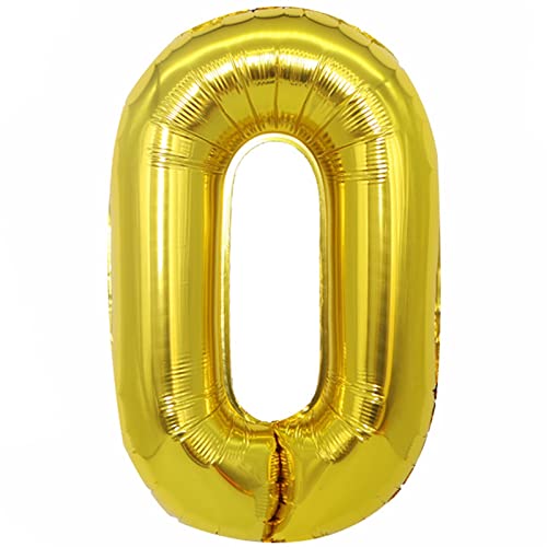 D2D | Party Balloon Buchstabe O in Gold - Größe 40 cm - Folienballon - Buchstabenballon - Geburtstagsdeko von d2d-needs