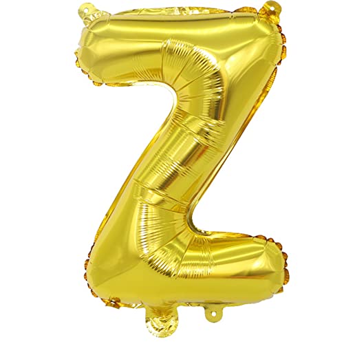 D2D | Party Balloon Buchstabe Z in Gold - Größe 40 cm - Folienballon - Buchstabenballon - Geburtstagsdeko von d2d-needs