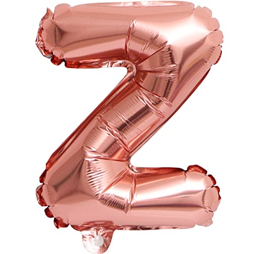 D2D | Party Balloon Buchstabe Z in Rosé - Größe 40 cm - Folienballon - Buchstabenballon - Geburtstagsdeko von d2d-needs