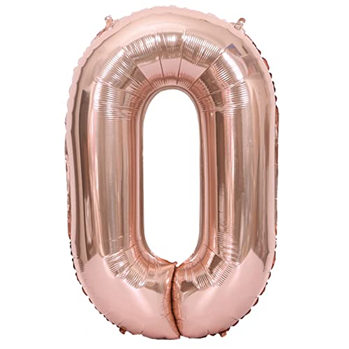 D2D | Party Balloon Zahl 0 XXL in Rosé - Größe 100 cm - Folienballon - Zahlenballon - Geburtstagsdeko - Helium Ballon D2D | Party Balloon Zahl 0 XXL in Rosé - Größe 100 cm - Folienballon - Zahlenballon - Geburtstagsdeko - Helium Ballon von d2d-needs