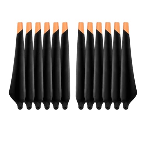 12 stücke Propeller Propeller CW CCW Klinge Requisiten Drone Zubehör for T30 3820S(12pcs Black) von dEieHKw