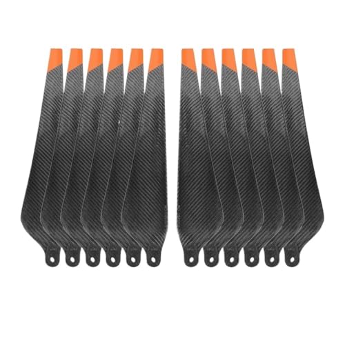 12 stücke Propeller Propeller CW CCW Klinge Requisiten Drone Zubehör for T30 3820S(12pcs Carbon Fibre) von dEieHKw