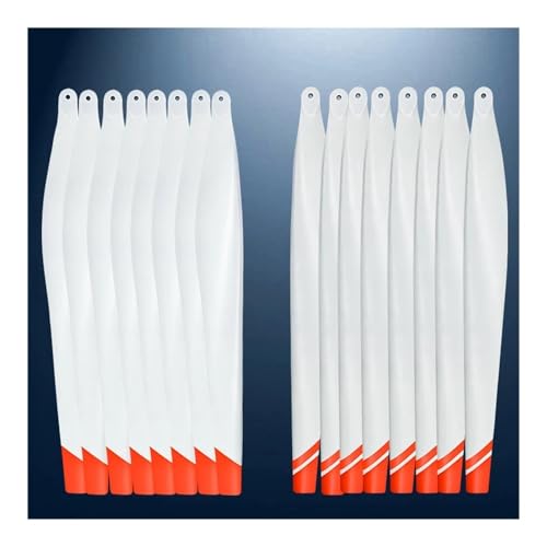 16Pcs Folding Carbon Fiber Kunststoff Mix Weiß Propeller CW CCW Propeller Drone Zubehör for T40 T50 von dEieHKw