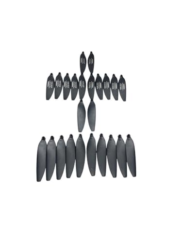 Bürstenlosen Motor Drone Faltbare RC Quadcopter Ersatz Faltbare Drone Teile Kit Propeller for F10(24PCS) von dEieHKw
