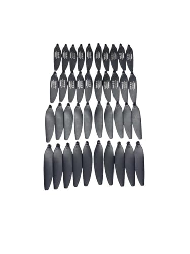 Bürstenlosen Motor Drone Faltbare RC Quadcopter Ersatz Faltbare Drone Teile Kit Propeller for F10(40PCS) von dEieHKw
