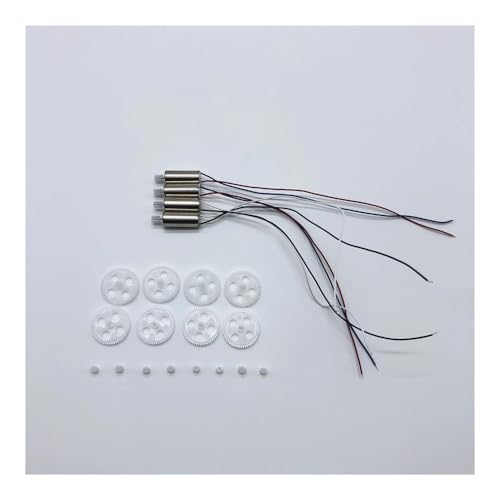 Teile Kit 2021 Drone RC Quadcopter Getriebe Propeller Motoren Motor Schutz Fahrwerk for V14(Light Grey) von dEieHKw