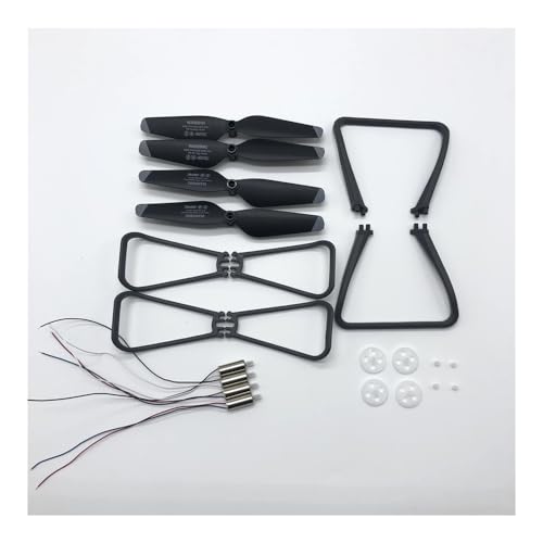 Teile Kit 2021 Drone RC Quadcopter Getriebe Propeller Motoren Motor Schutz Fahrwerk for V14(Plum) von dEieHKw