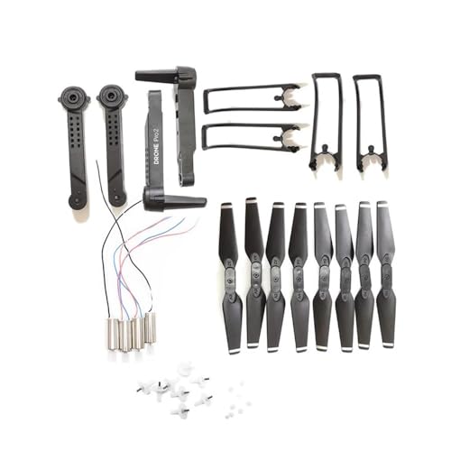 dEieHKw 4K Kamera RC Drone Quadcopter Arm Motor Getriebe Schutz Propeller Teile Zubehör for E99pro2(White) von dEieHKw