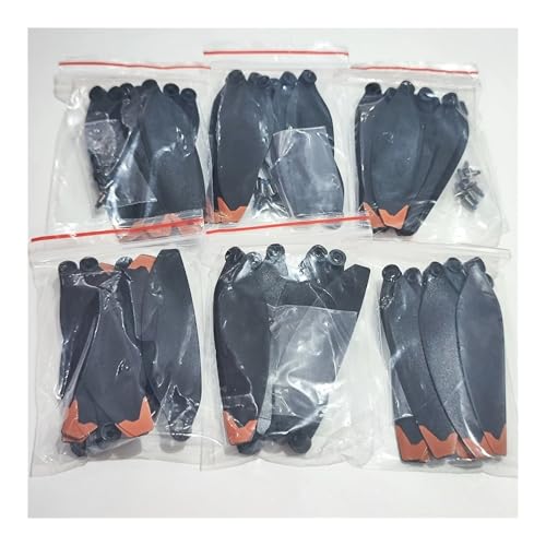 dEieHKw Bürstenloser Motor RC Faltbare Drohne Ersatzteile Propellerblatt Zubehör 6 Set 48PCS for A14 Pro Max von dEieHKw