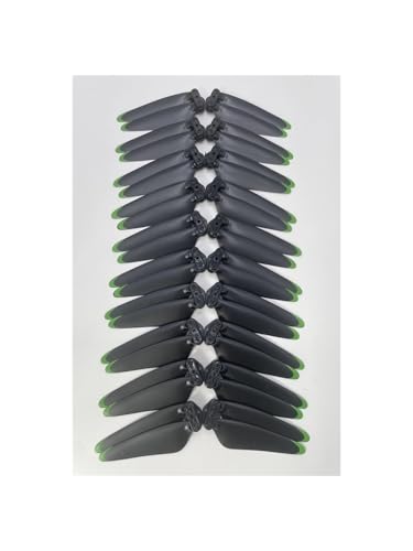 dEieHKw Drone Professionelle Quadcopter Ersatzteil Kit Hauptblatt Propeller Requisiten Flügel Zubehör for S155(20pcs Green-Black) von dEieHKw
