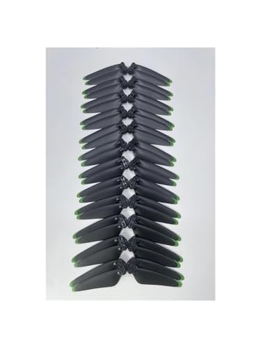 dEieHKw Drone Professionelle Quadcopter Ersatzteil Kit Hauptblatt Propeller Requisiten Flügel Zubehör for S155(24pcs Green-Black) von dEieHKw
