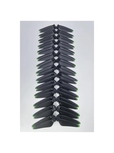 dEieHKw Drone Professionelle Quadcopter Ersatzteil Kit Hauptblatt Propeller Requisiten Flügel Zubehör for S155(28pcs Green-Black) von dEieHKw