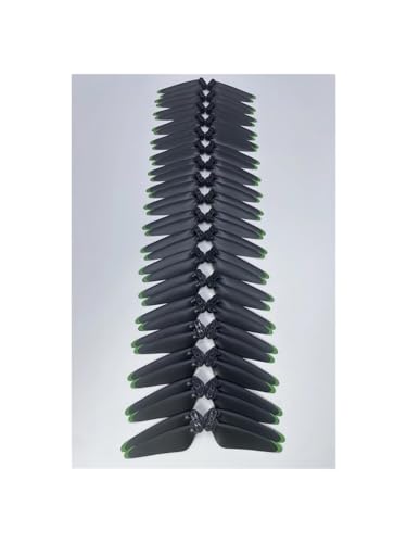dEieHKw Drone Professionelle Quadcopter Ersatzteil Kit Hauptblatt Propeller Requisiten Flügel Zubehör for S155(36pcs Green-Black) von dEieHKw