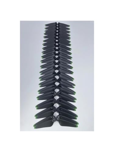 dEieHKw Drone Professionelle Quadcopter Ersatzteil Kit Hauptblatt Propeller Requisiten Flügel Zubehör for S155(40pcs Green-Black) von dEieHKw