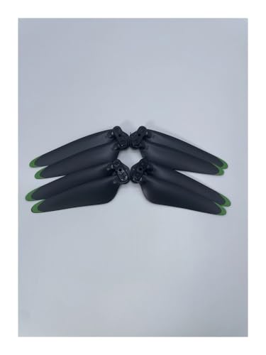 dEieHKw Drone Professionelle Quadcopter Ersatzteil Kit Hauptblatt Propeller Requisiten Flügel Zubehör for S155(4pcs Green-Black) von dEieHKw