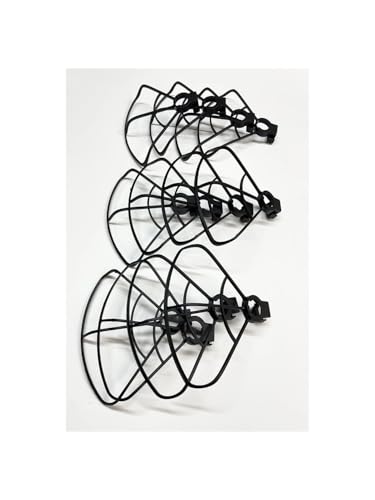 dEieHKw Drone Rahmen Kit Bürstenlosen Rc Drone Quadcopter Spielzeug Teile Propeller Klingen Schutz Guard Kit for Z908 MAX(12pcs) von dEieHKw